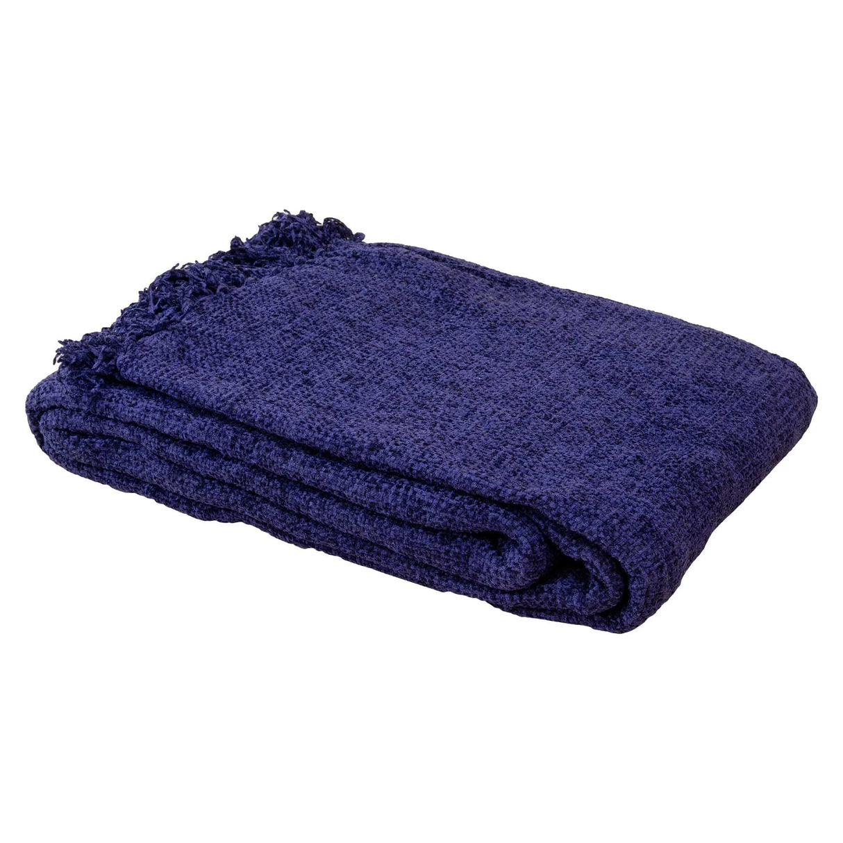 Acrylic Chenille Tassel Knitted Blanket Bed Sofa Throw Rug