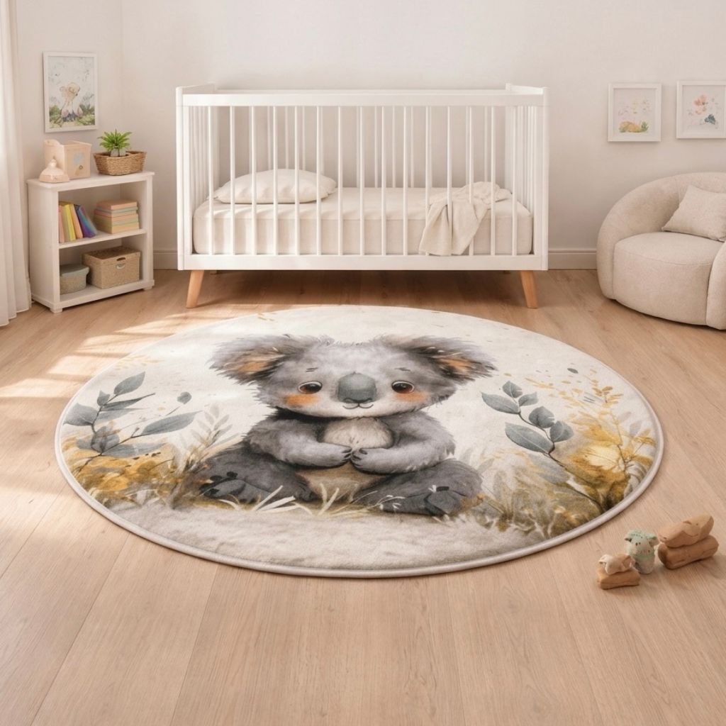 Ultra Soft Kids Koala Plush Mat