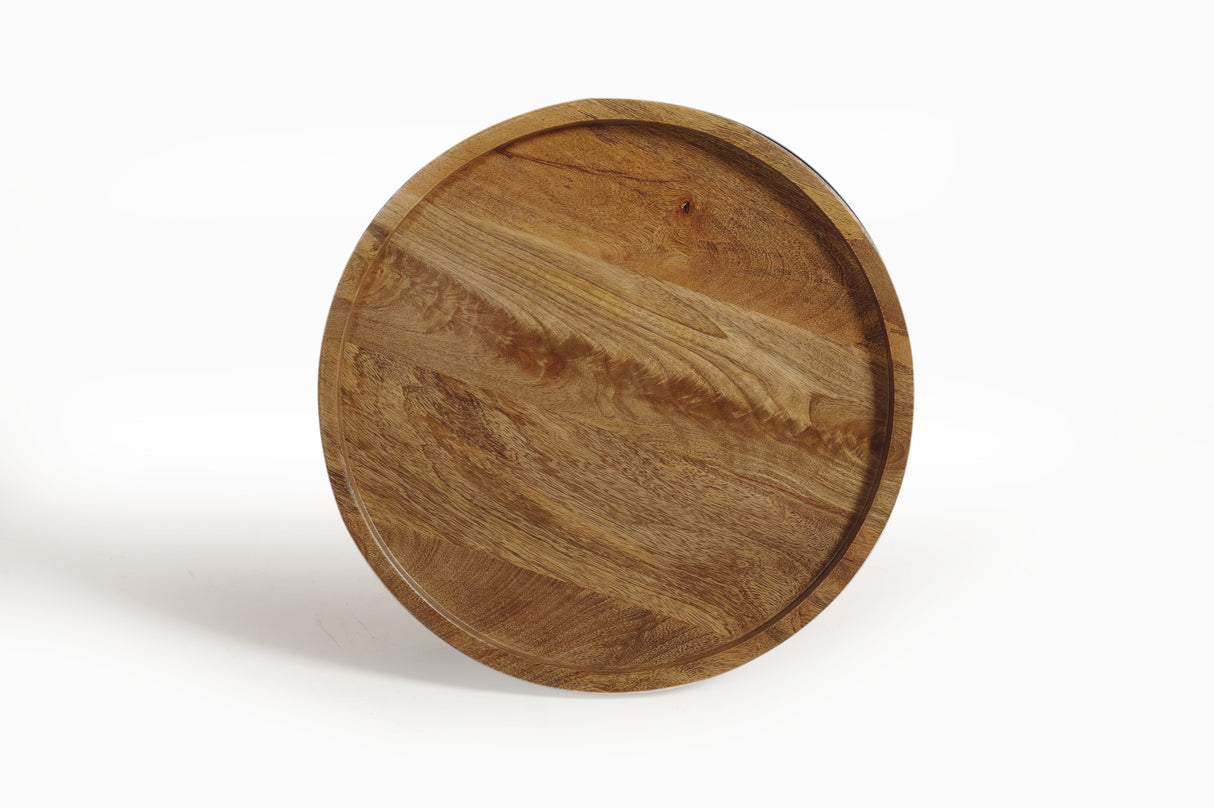 Trident Mango Wood Side Table