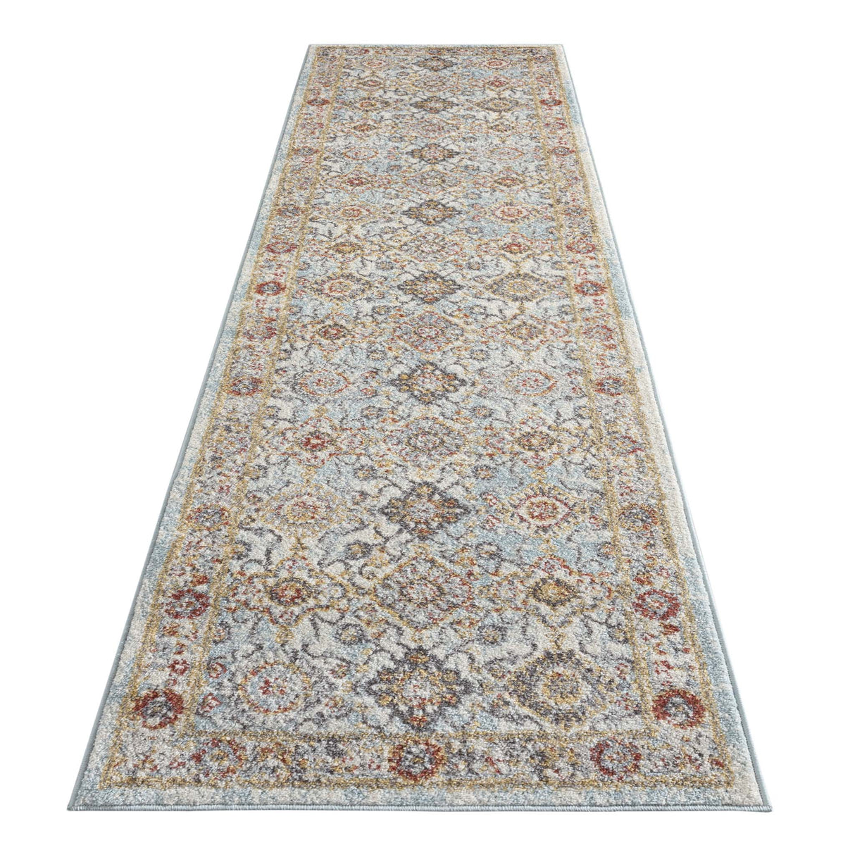 Asher Country Rug Light Blue