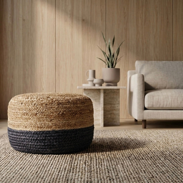 Cotton Hand Braided Ottoman & Poufs
