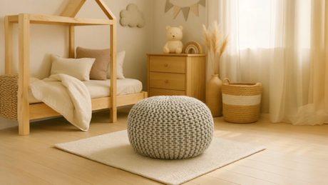 Fabric Poufs