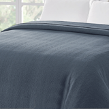 Organic Woven Herringbone Blanket