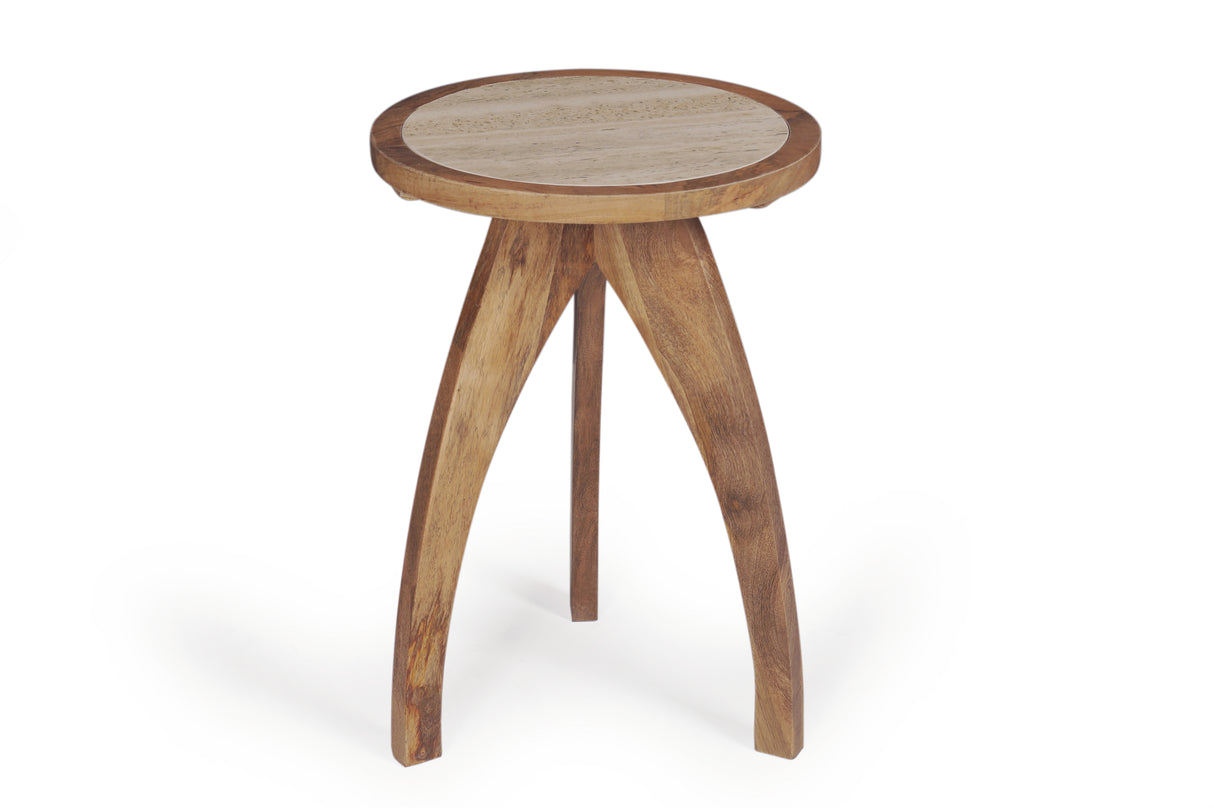 Trix Mango Wood Side Table