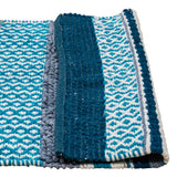 Woven Yarn Dyed Multi Stripe Cotton Lifestyle Bath Rug