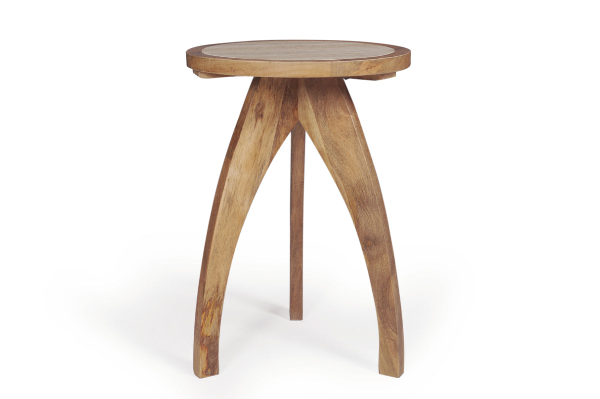 Trix Mango Wood Side Table