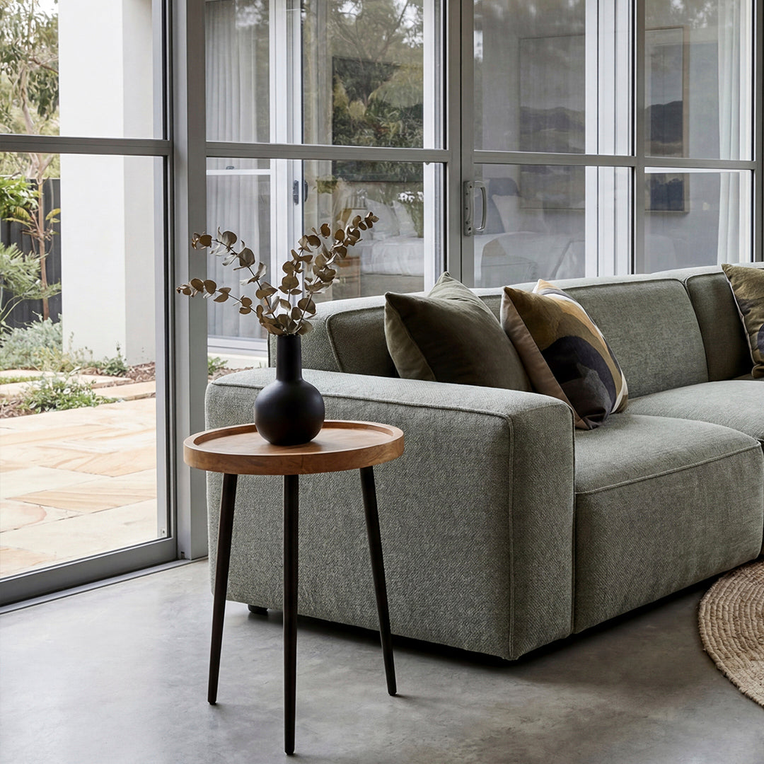 Trident Mango Wood Side Table