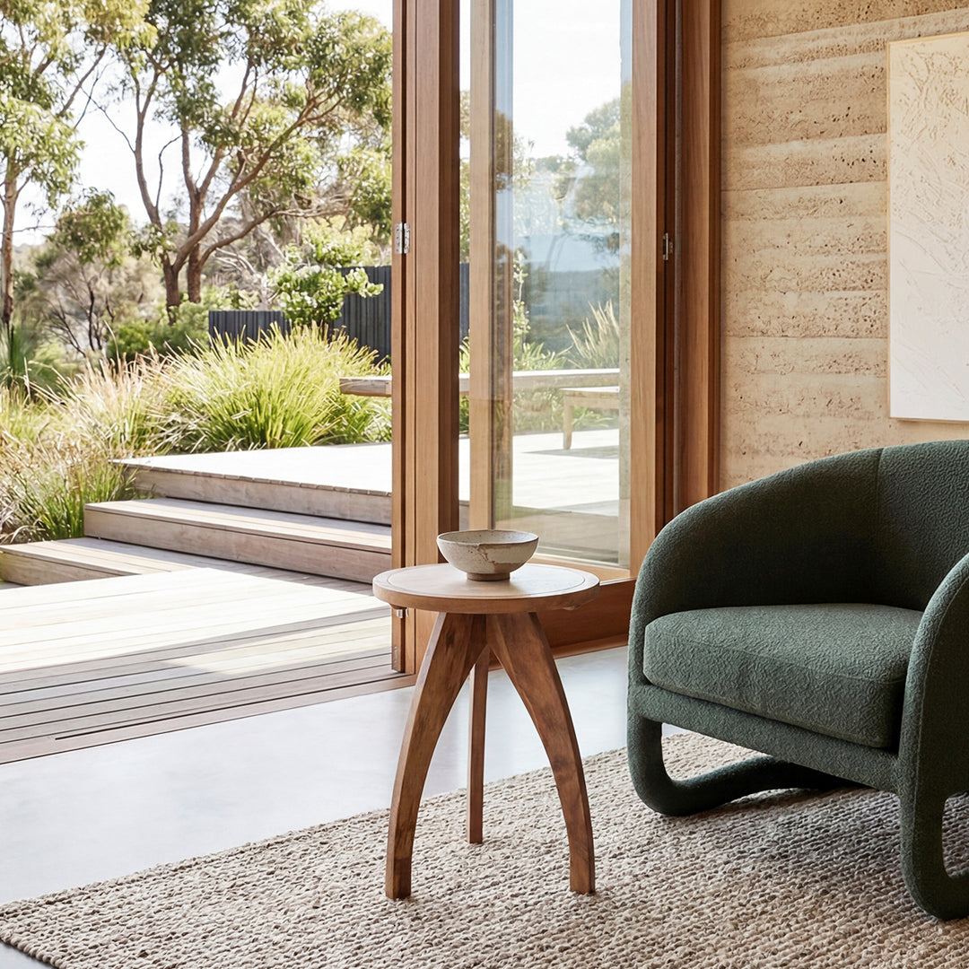 Trix Mango Wood Side Table