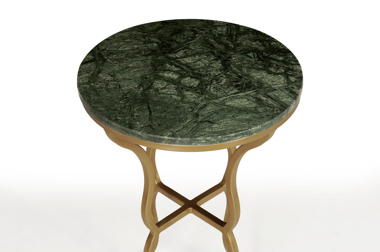 Duke Green Marble Side Table
