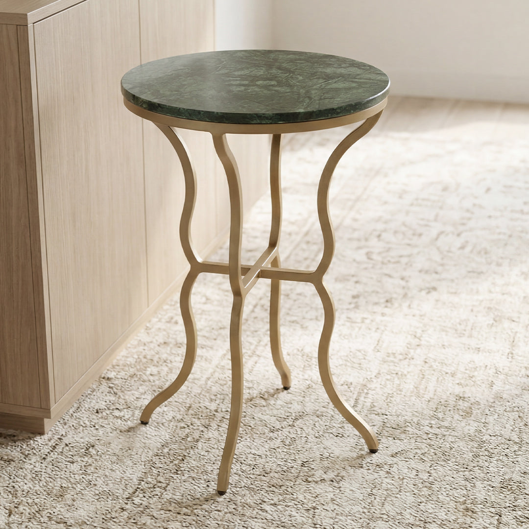 Duke Green Marble Side Table