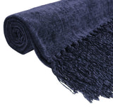 Acrylic Chenille Tassel Knitted Blanket Bed Sofa Throw Rug