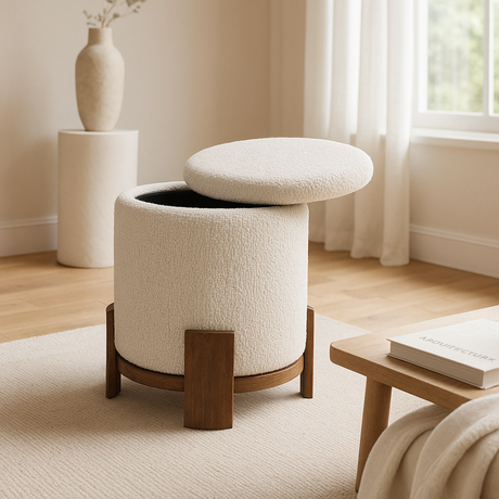 Barrel Storage Pouf