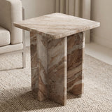 Celo Torrento Marble Side Table