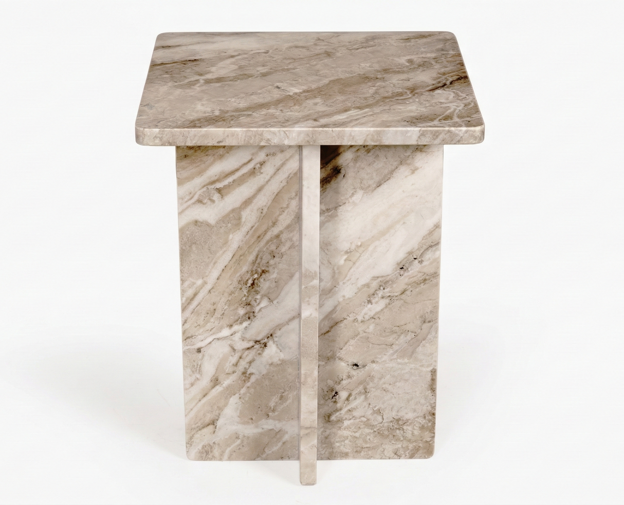 Celo Torrento Marble Side Table