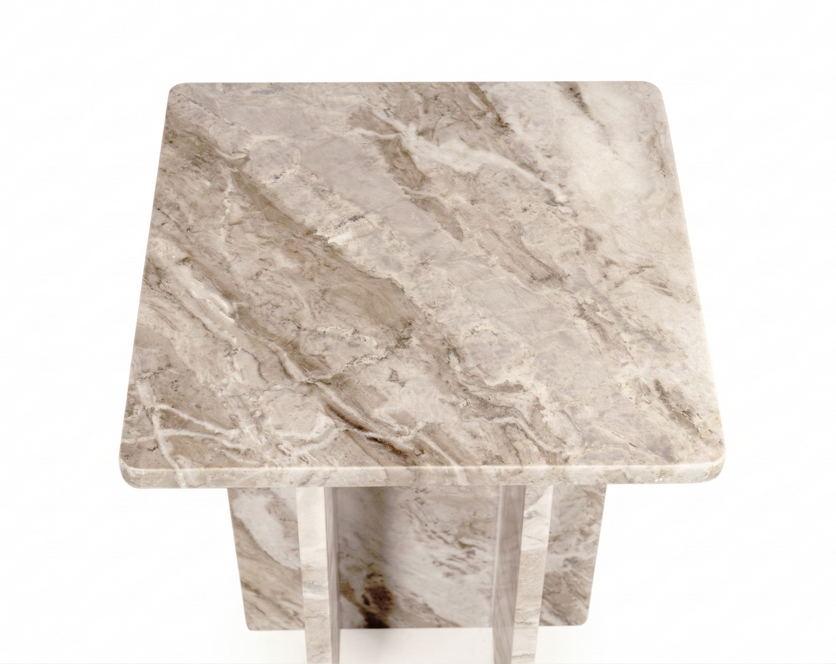 Celo Torrento Marble Side Table