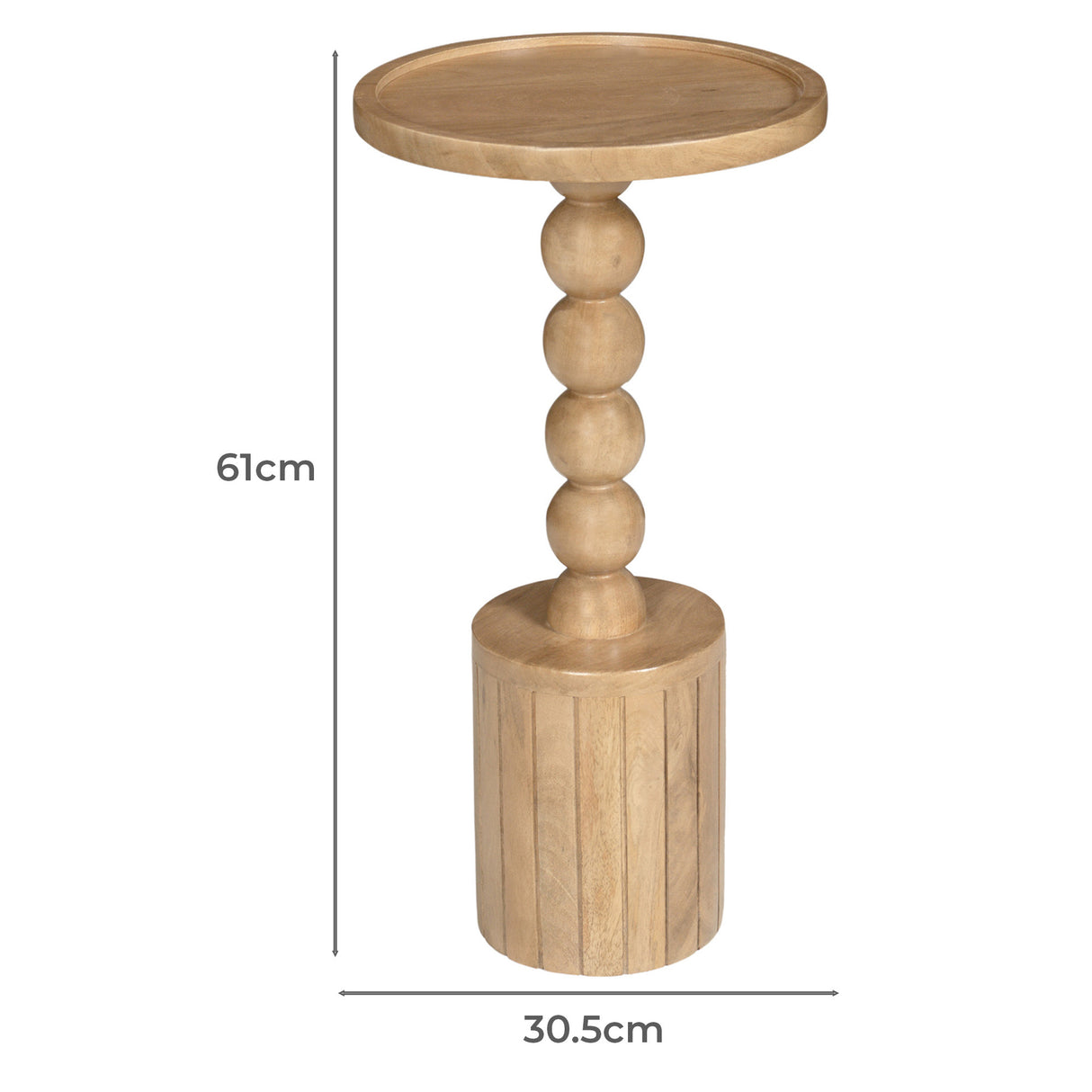 Cerca Cocktail Mango Wood Side Table