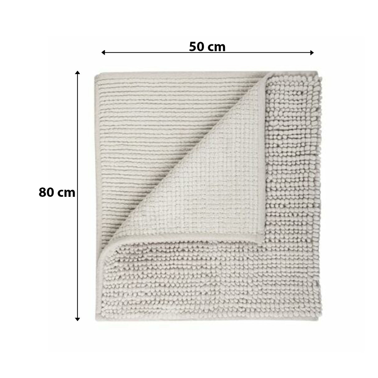 Noodle Shower & Bathroom Bath Mat Non Slip Soft Pile Design