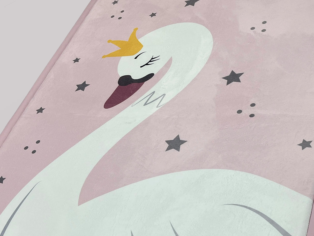 Cygnet Print Soft Touch Printed Ultra Plush Memory Foam Mat