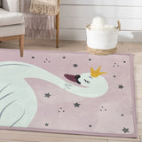 Cygnet Print Soft Touch Printed Ultra Plush Memory Foam Mat