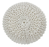 Braided Ottoman Pouffe