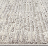 Addie Soft Pile Rug Light Grey