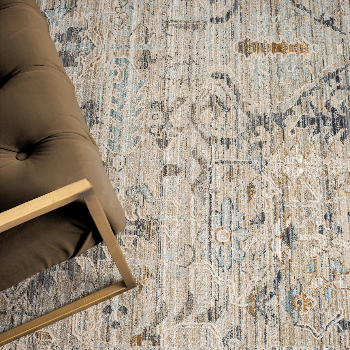 Aubre Contemporary Rug Taupe
