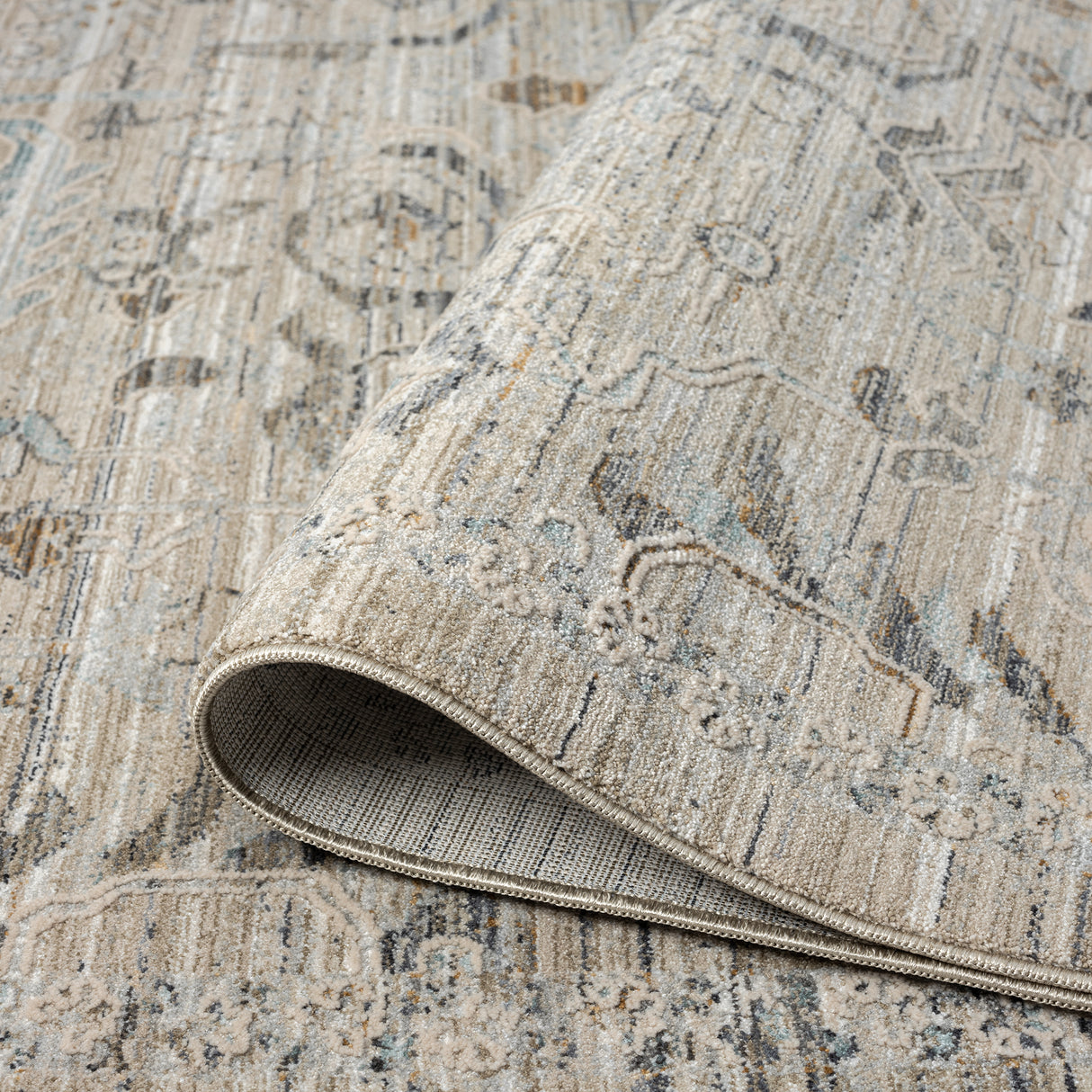 Aubre Contemporary Rug Taupe