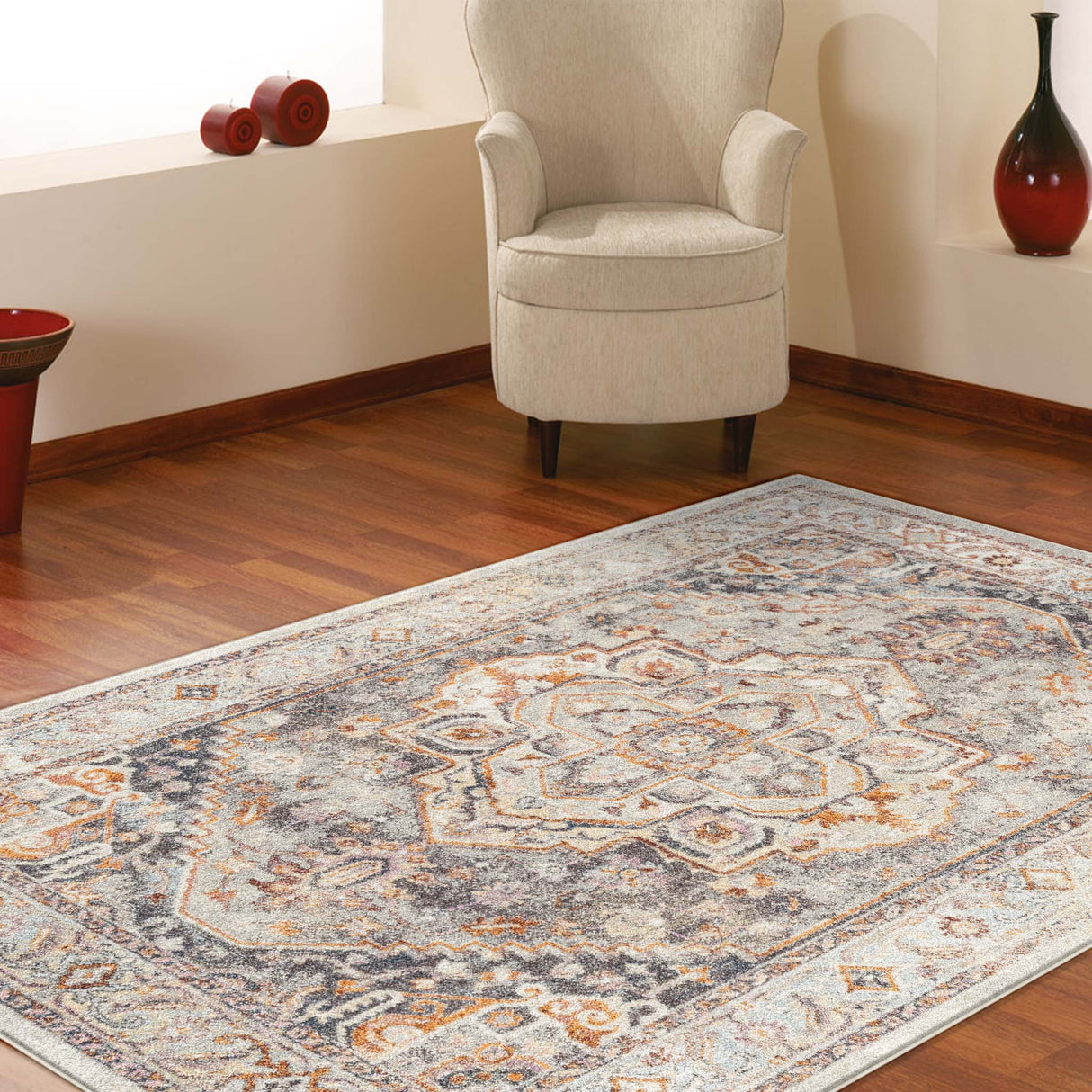 Ornate Persian Vintage Rug