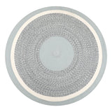 Cyrus Melange Blue Reversible Braided Rug