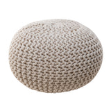 Braided Ottoman Pouffe