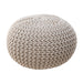 Braided Ottoman Pouffe