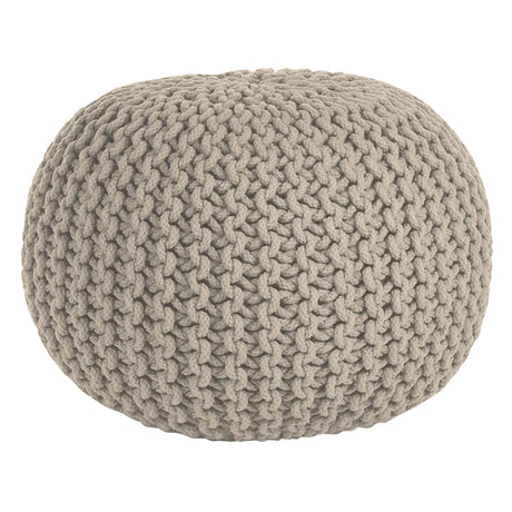 Braided Ottoman Pouffe
