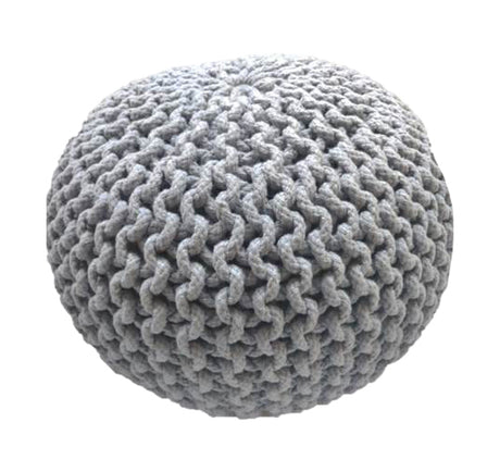 Braided Ottoman Pouffe