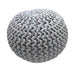 Braided Ottoman Pouffe