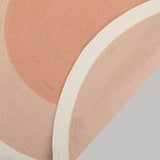 Bella Coral Off White Braided Reversible Kids Rug