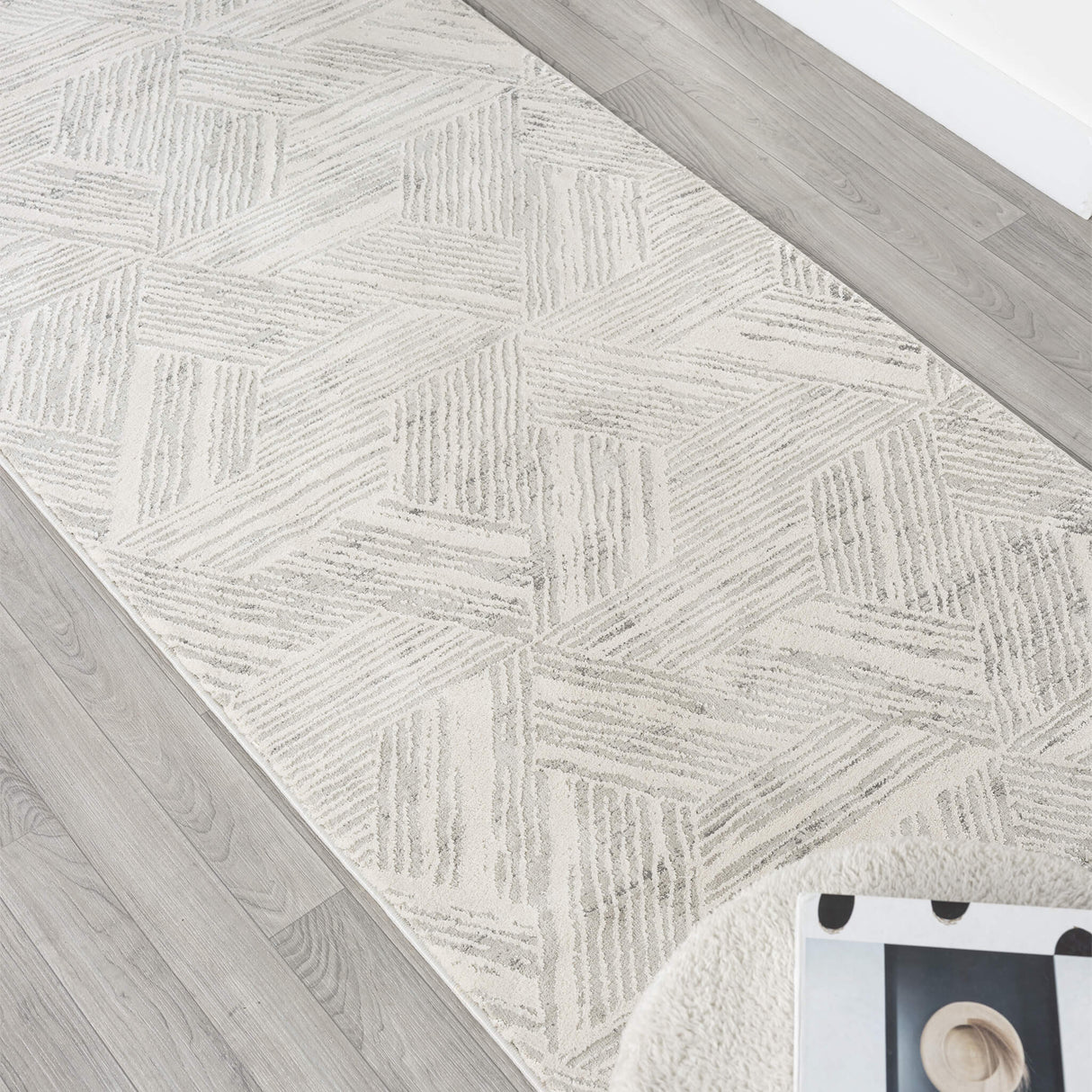Bianca Lt Grey Hallway Runner