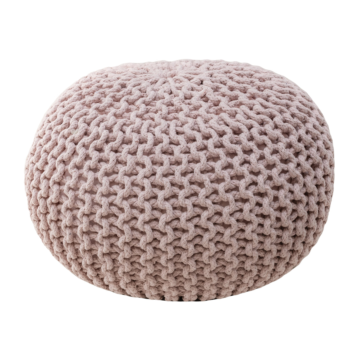 Braided Ottoman Pouffe