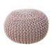 Braided Ottoman Pouffe