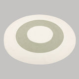 Lorena Braided Sage Green Off White Reversible Kids Rug