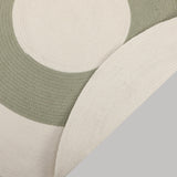 Lorena Braided Sage Green Off White Reversible Kids Rug