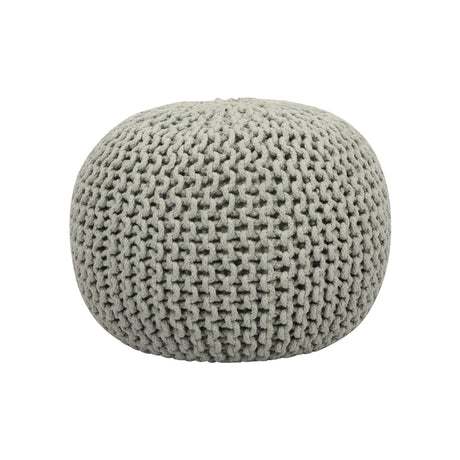 Braided Ottoman Pouffe