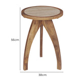 Trix Mango Wood Side Table