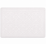 Alice Cushioned Textured Memory Foam Warm Ivory Bathmat