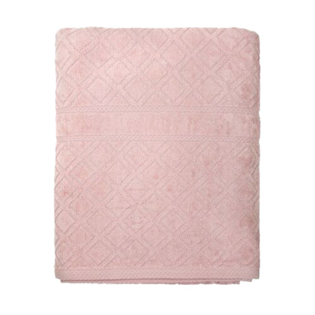 Premium Velour Diamond Design Bath Towel
