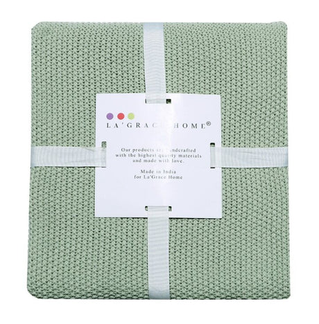 Marlin Cotton Luxe Knitted Throw