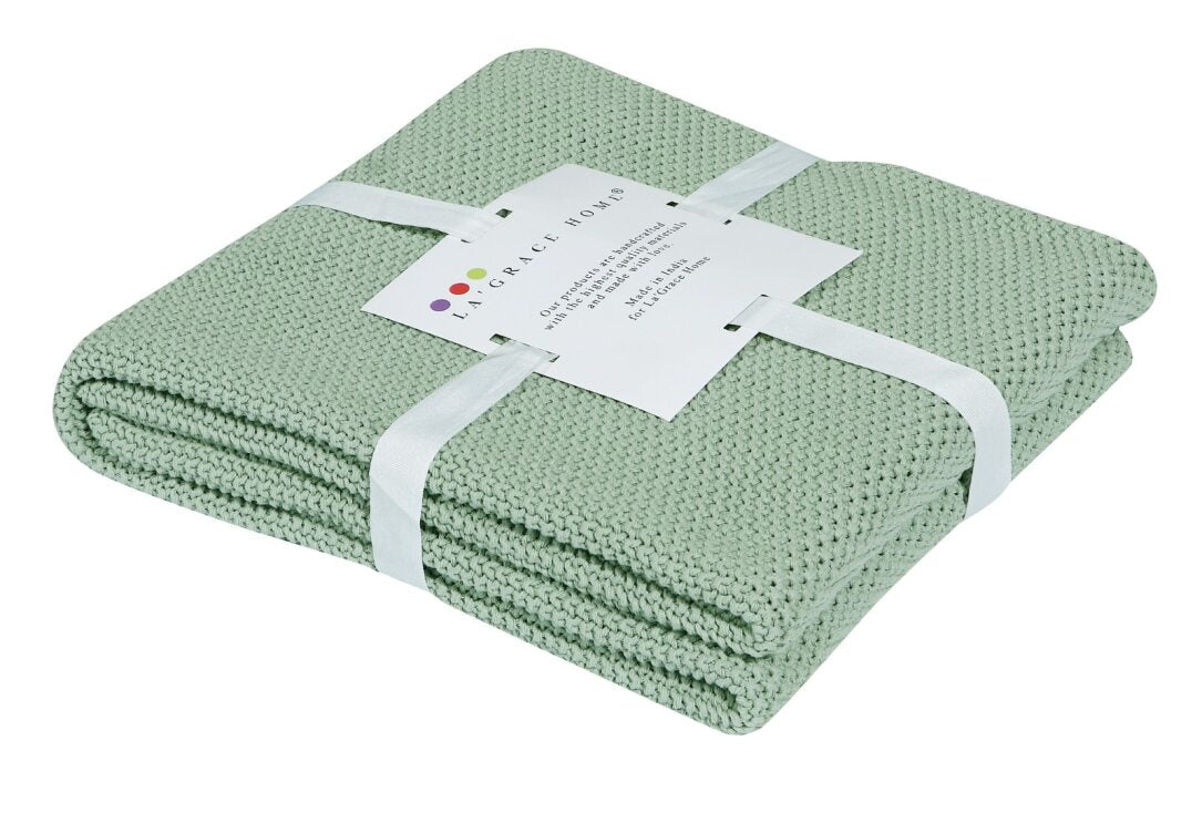 Marlin Cotton Luxe Knitted Throw