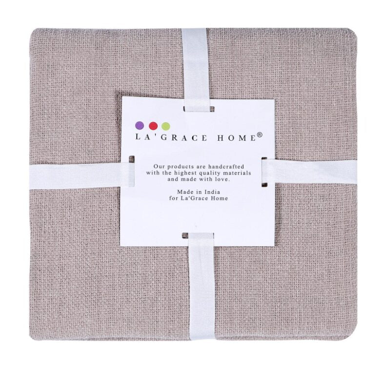 Acrylic Chenille Tassel Knitted Blanket Bed Sofa Throw Rug