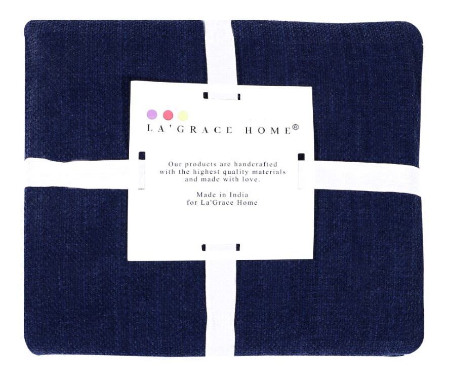 Acrylic Chenille Tassel Knitted Blanket Bed Sofa Throw Rug