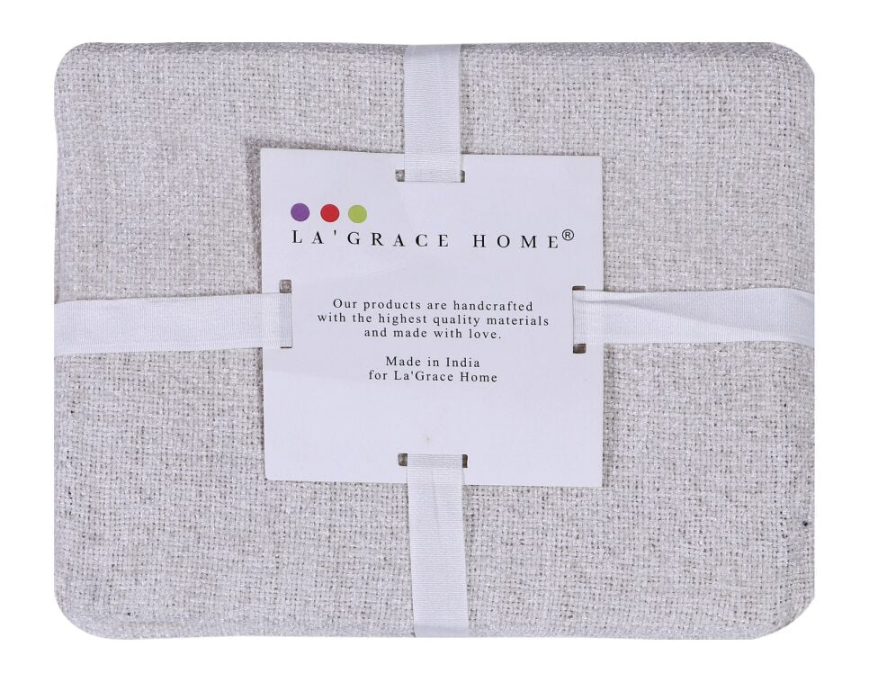 Acrylic Chenille Tassel Knitted Blanket Bed Sofa Throw Rug