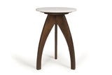 Tulip Banswara Marble & Mango Wood Side Table